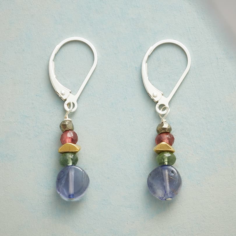 STONE STACK EARRINGS view 1