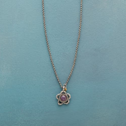 Birthstone Blossom Necklace View 3