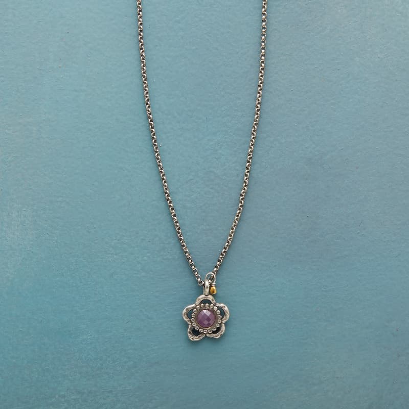 Birthstone Blossom Necklace View 3