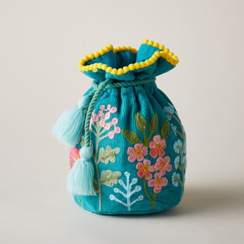 Pocketful Of Posies Jewelry Pouches View 8TEAL