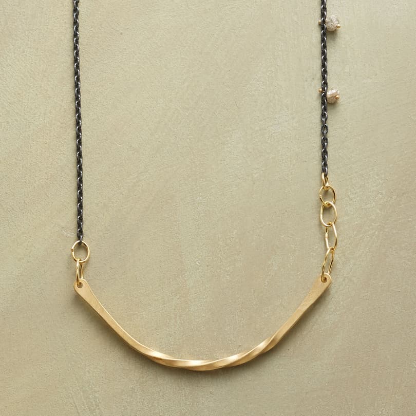 ARC OF GOLD NECKLACE view 1