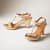 ALCALA SANDALS view 1 GOLD