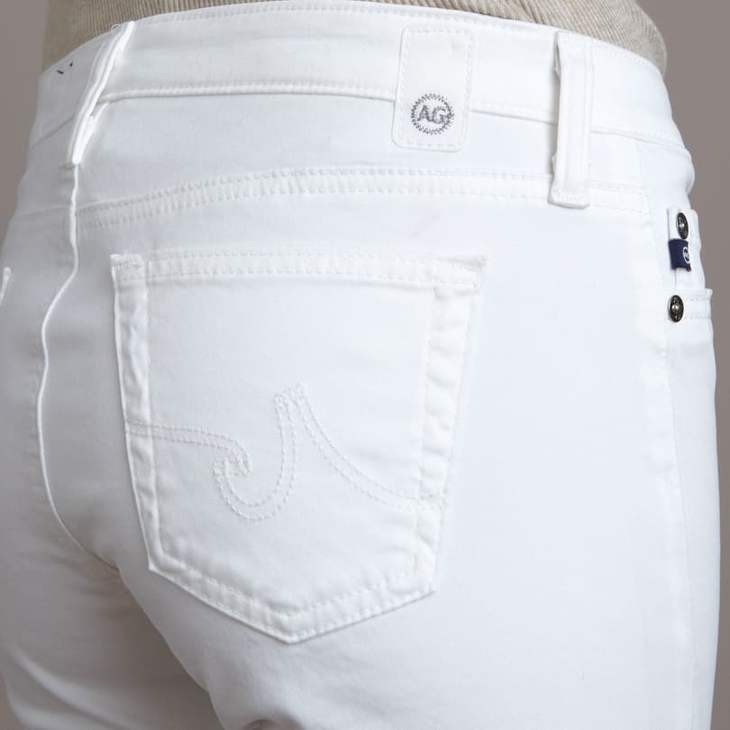 A G ANGEL WHITE BOOTCUT JEANS view 2