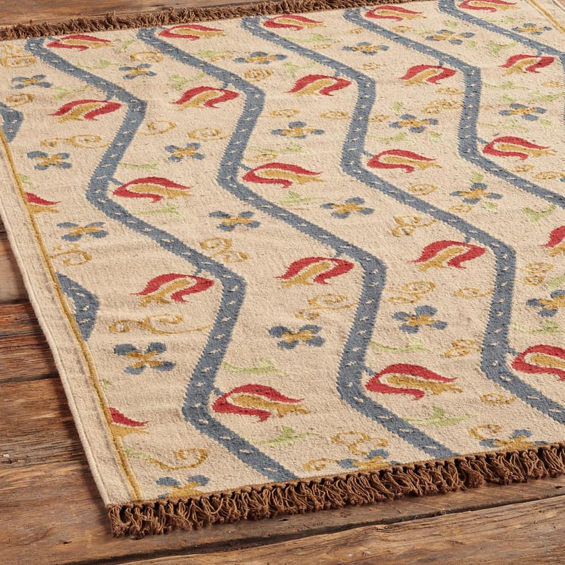NEW AMSTERDAM DHURRIE RUG view 1