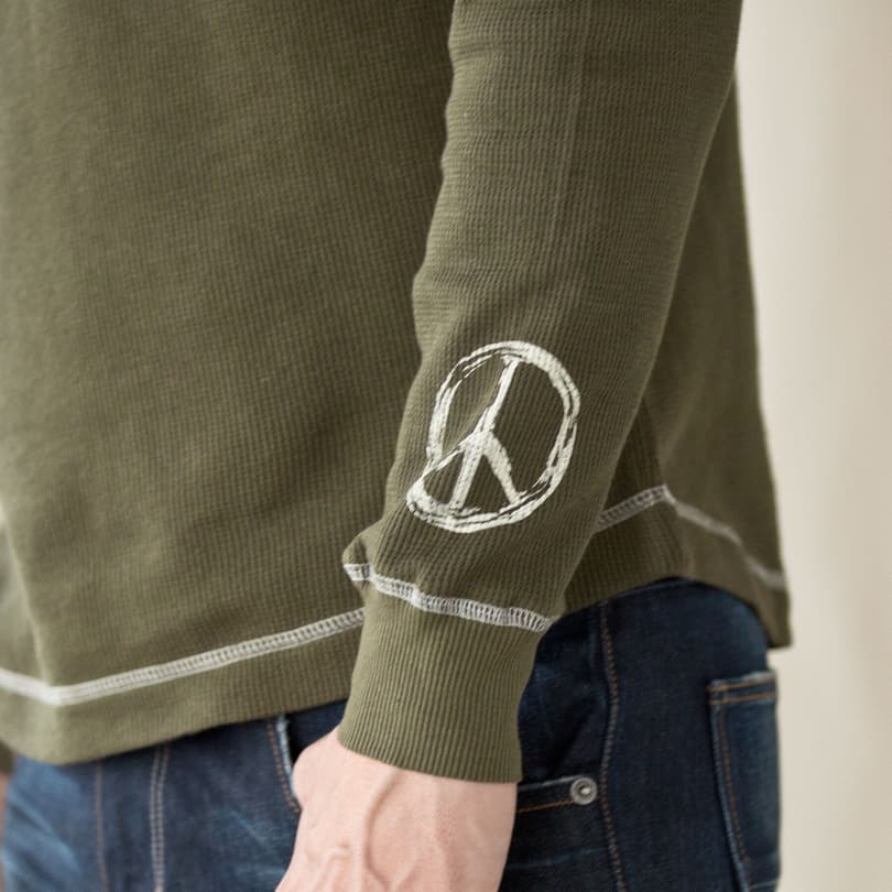 PEACE ON YOUR SLEEVE TEE view 1