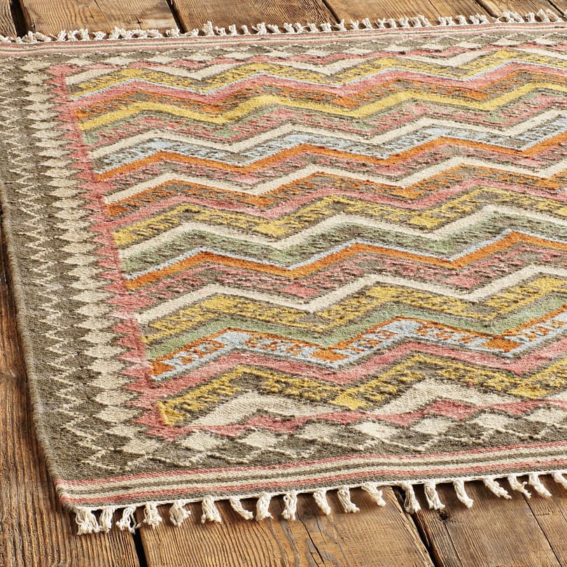 KILIM OF MANY COLORS RUG - SM view 1
