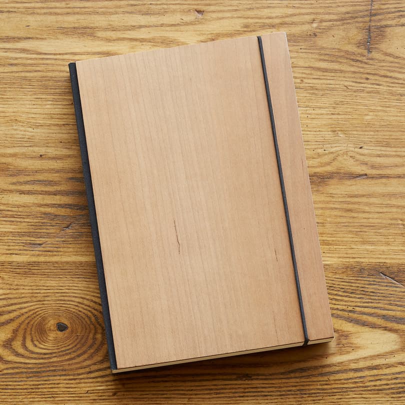 PURIST CHERRY WOOD NOTEBOOK view 1