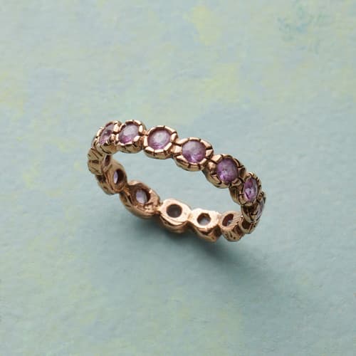 Eternally Pink Sapphire Ring View 1