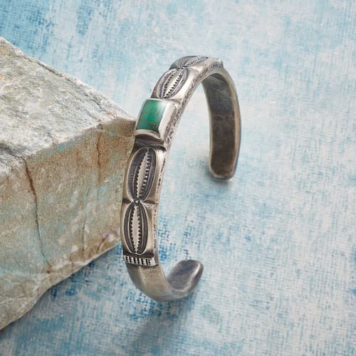 ICONOGRAPHY TURQUOISE CUFF view 1