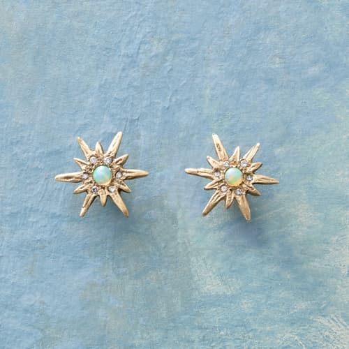 Opal Starburst Earrings View 1