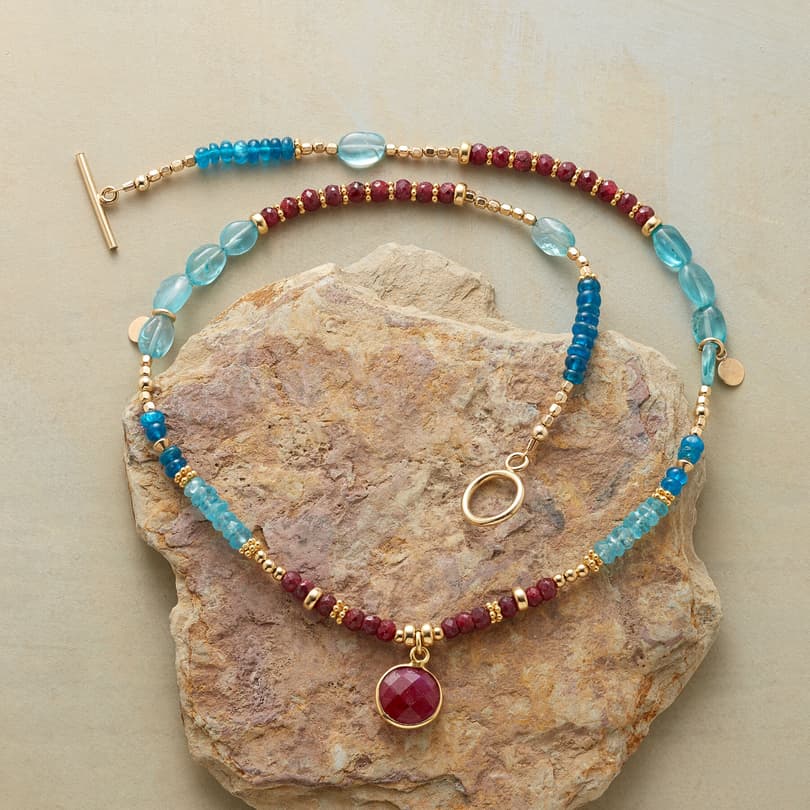 RUBY BLUES NECKLACE view 1