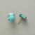 TURQUOISE NUGGET EARRINGS view 1