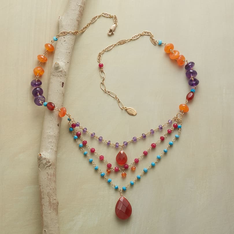 CARNELIAN AND COMPANY NECKLACE view 1