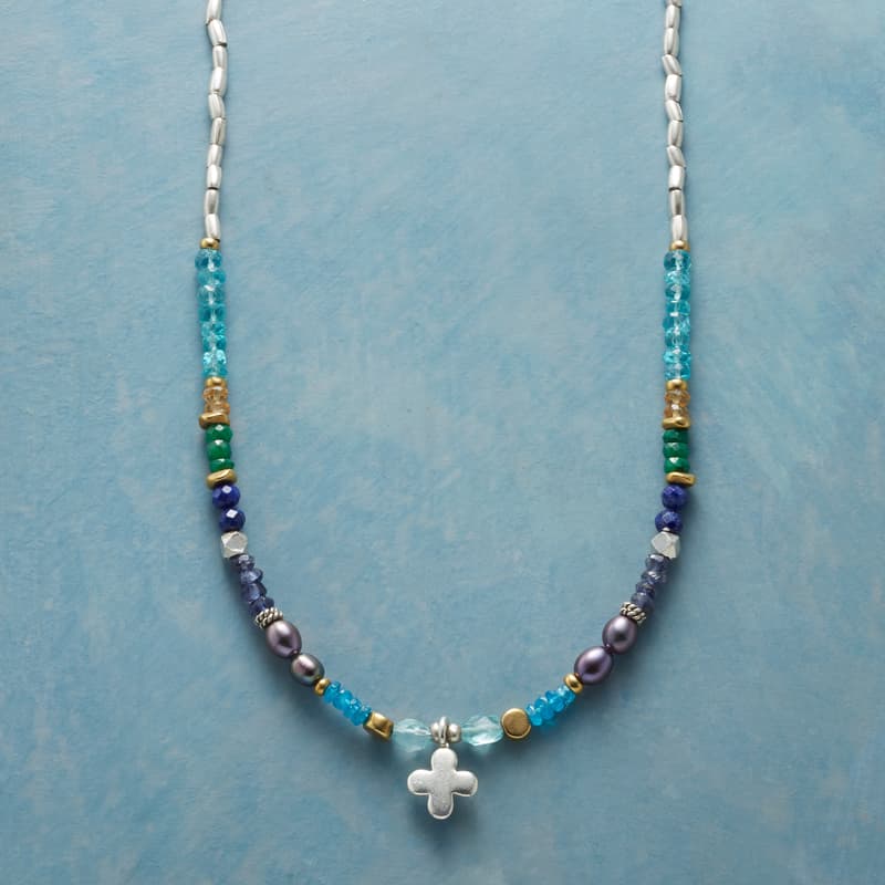 Blue Green Reverie Necklace View 1