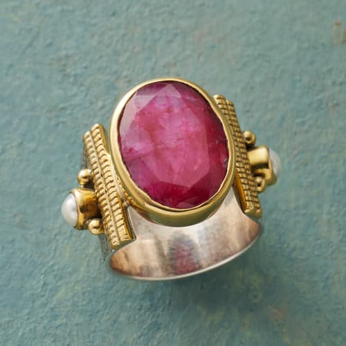 Butterfly Ruby Ring View 1
