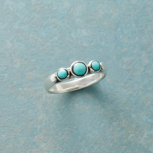 Turquoise Triplet Ring View 1