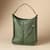 GOOD-TO-BE-GREEN LEATHER TOTE view 1