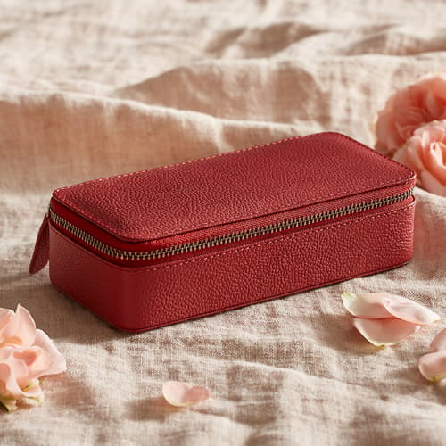 Perfect Statement Jewelry Case, Large View 4C_RED