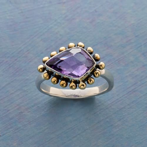 MILLIBEAD AMETHYST RING view 1