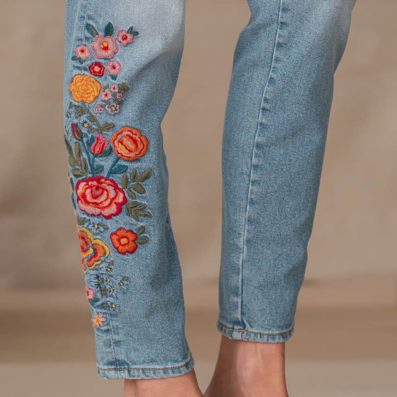 Jackie Floral History Jeans View 6