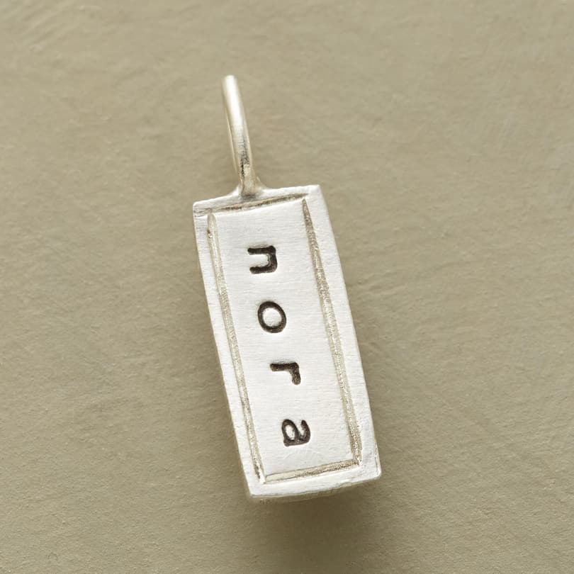 PERSONALIZED RECTANGLE CHARM view 1