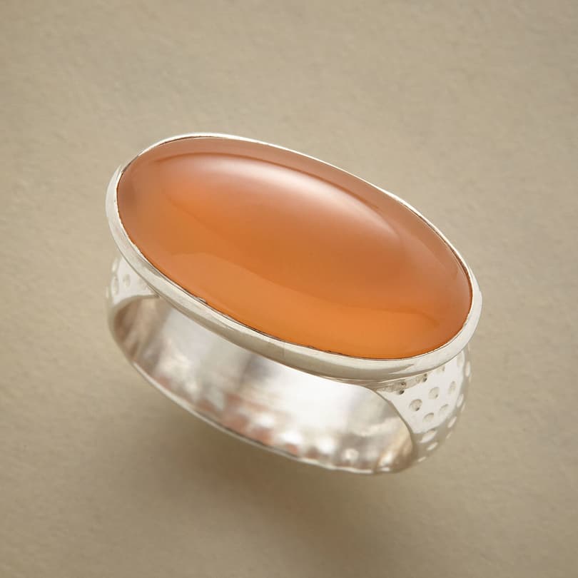 PEACH MOONGLOW RING view 1