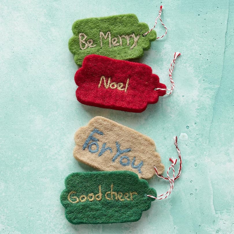 GOOD MESSAGE GIFT TAGS, SET OF 4 view 1