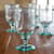 MEDELLIN RECYCLED GLASS GOBLETS, SET OF 4 view 1