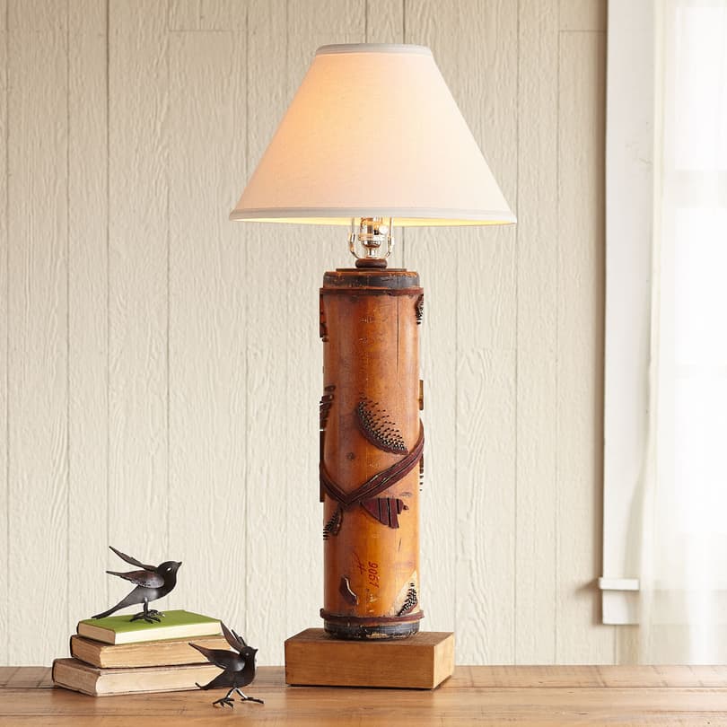 ONE-OF-A-KIND ASCOTT VINTAGE ROLLER LAMP view 1