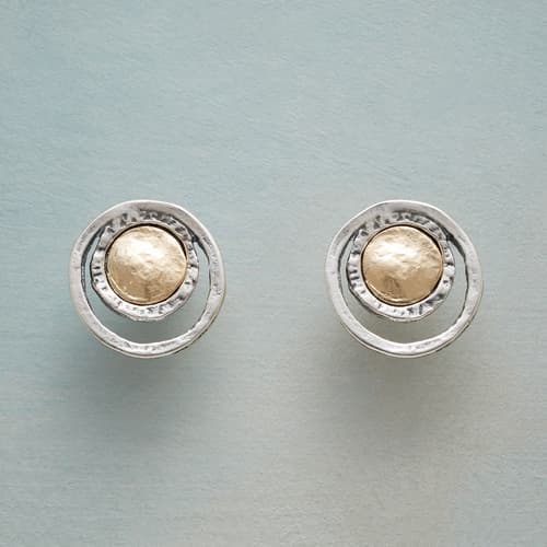 COIN AND CRESCENT EARRINGS view 1