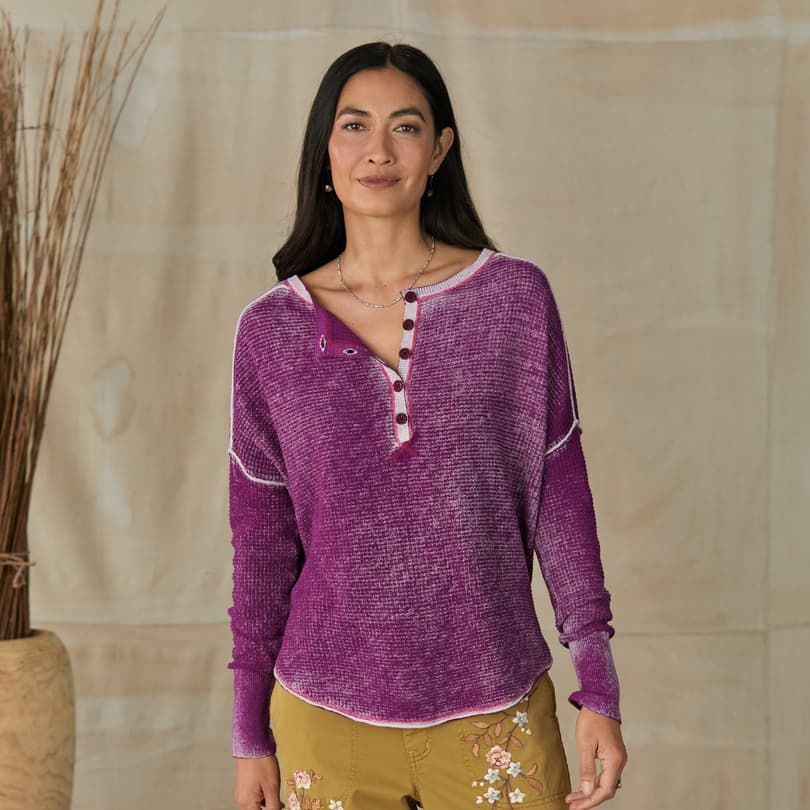 Gentry Henley Sweater - Petites View 2