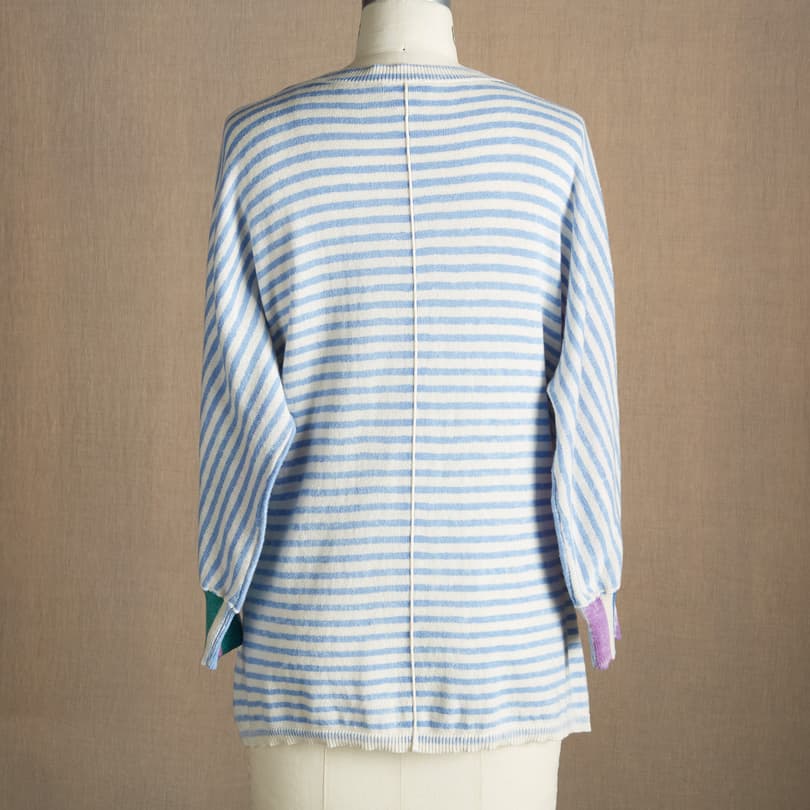 Johanna Striped Sweater, Petite View 12