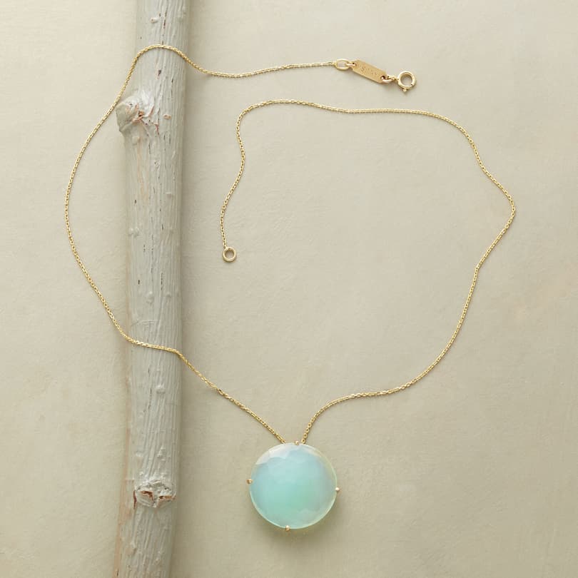 FLOATING CHALCEDONY NECKLACE view 1