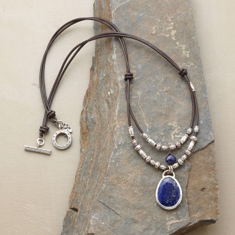 TWOFOLD LAPIS NECKLACE view 1