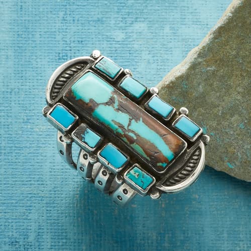 TURQUOISE TOTEM RING view 1