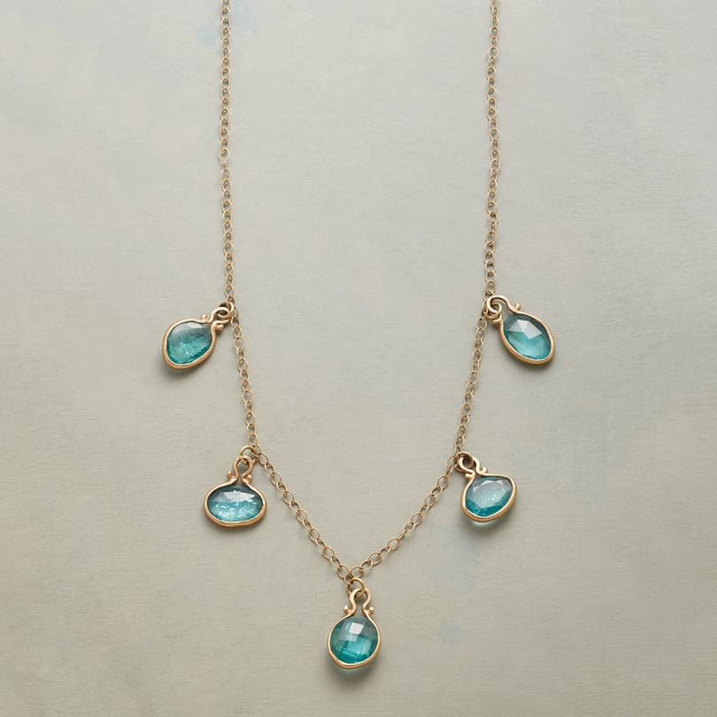 DROPS OF APATITE NECKLACE view 1
