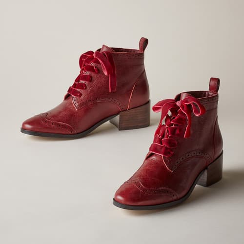 Alison Boots View 3BURGUNDY