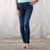 A G MIDDI LEGGING JEANS view 1 INDG STONE