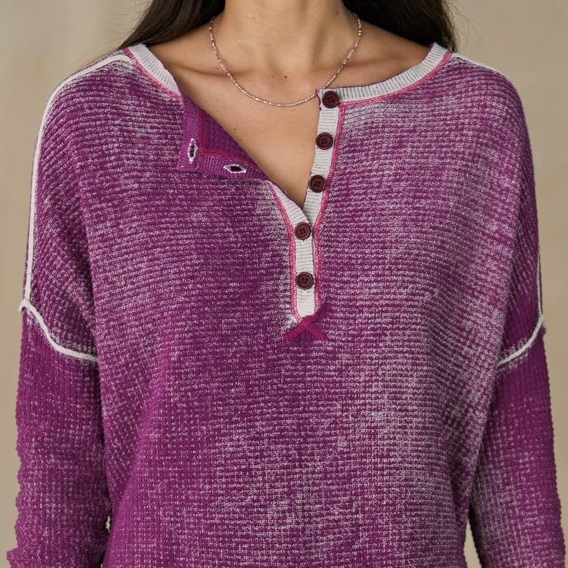 Gentry Henley Sweater - Petites View 4