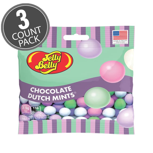 Chocolate Dutch Mints® - Assorted - 2.9 oz Bag - 3 Count Pack