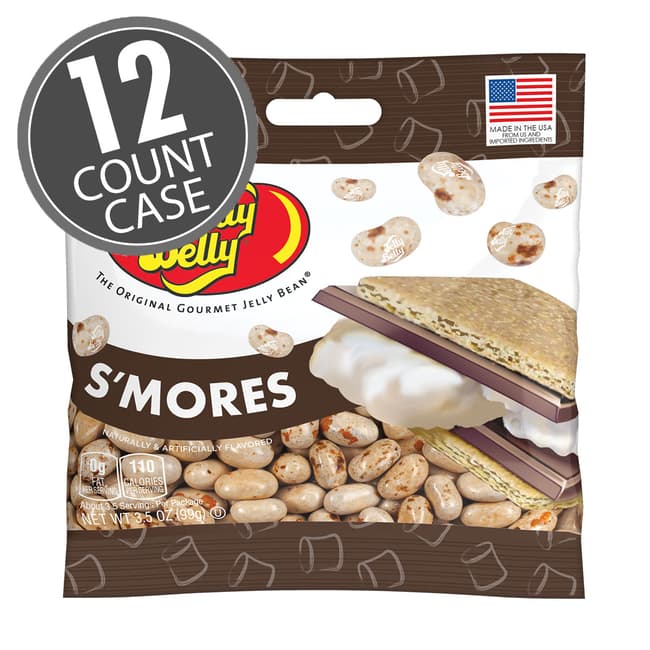 S'mores Jelly Beans 3.5 oz Grab & Go® Bag - 12 Count Case