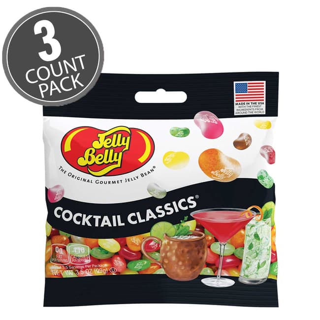 Cocktail Classics® Jelly Beans - 3.5 oz Bag - 3-Count Pack