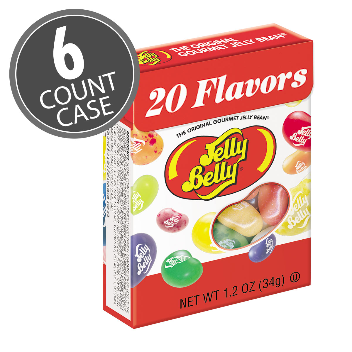 Jelly Belly Assorted jelly beans in small boxes. 20 assorted flavors. Great candy for a party or giveaways.