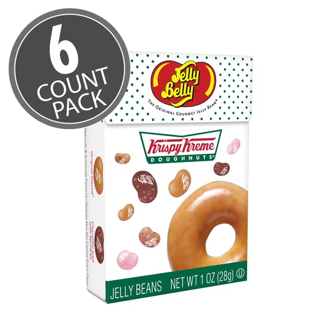 Krispy Kreme® Doughnuts Jelly Beans Mix 1 oz Flip Top Box, 6-Count Pack