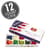 View thumbnail of 10 Flavor Jelly Bean Patriotic Gift Box - 12-Count Case