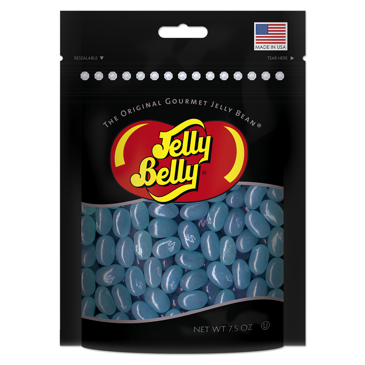 Berry Blue Jelly Beans Party Bag 7.5 Oz Bag Dabcube