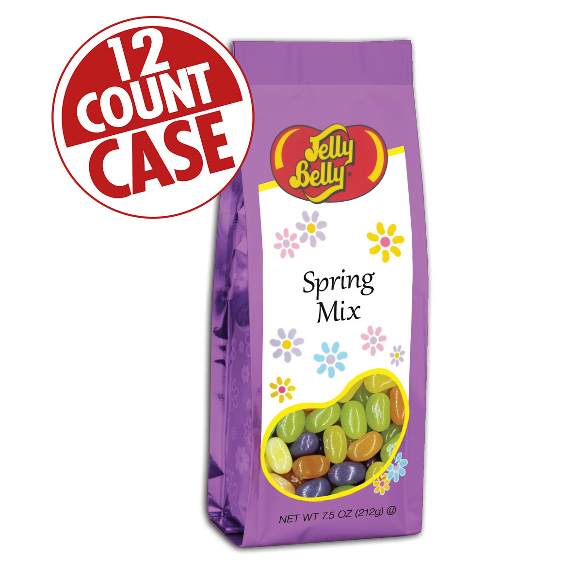 Jelly Belly Spring Mix 7.5 Oz Gift Bags 12count Case Dabcube