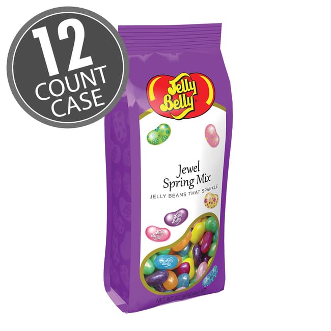 Jewel Spring Mix Jelly Bean  - 7.5 oz Gift Bag - 12 Count Case