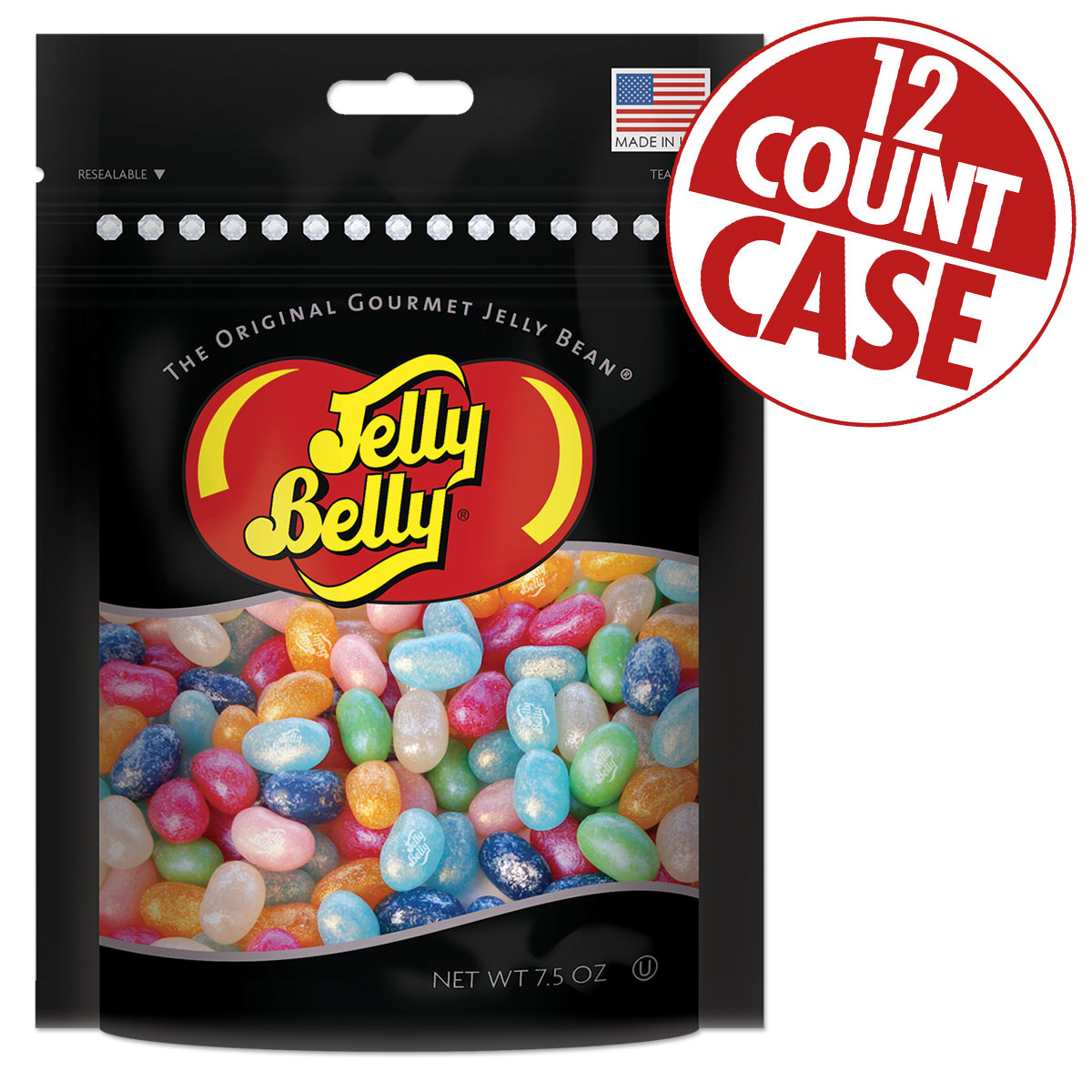 Jewel Assorted Jelly Beans Pary Bag 7.5 Oz Bag 12 Count Case Dabcube