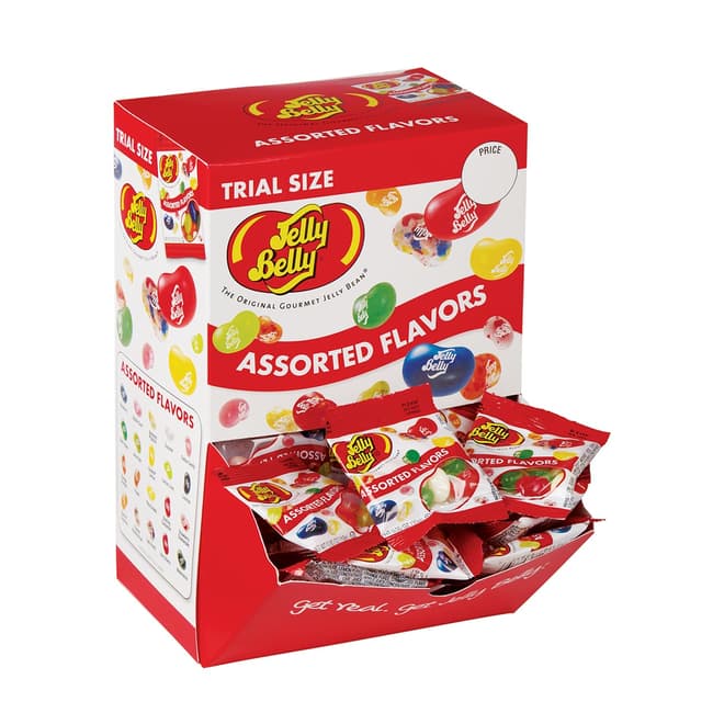 20 Assorted Jelly Bean Flavors - 0.35 oz. bag - 80 Count